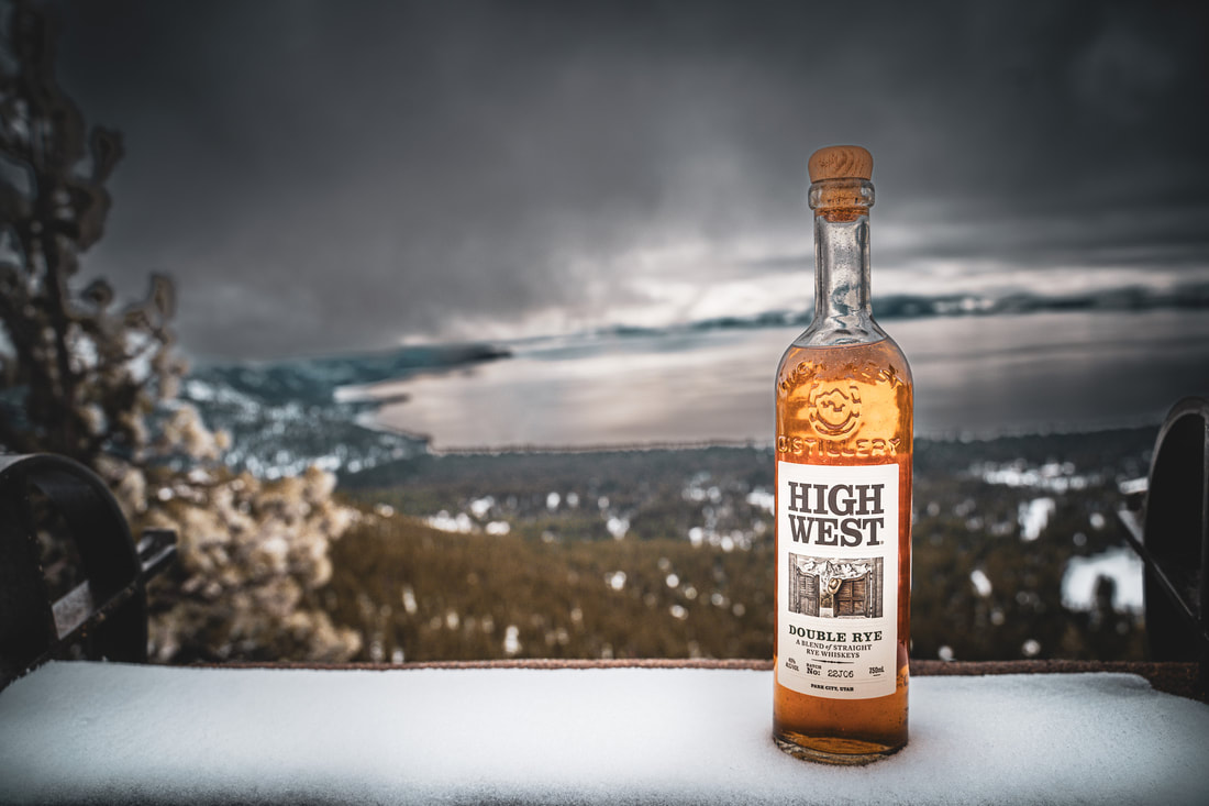 High West Whiskey Product Photoshoot By Dispatch Tree - Lake Tahoe, CA