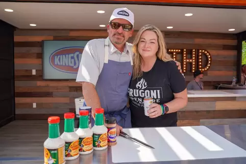 Kingsford Charcoal at Home Depot Activation during Memphis in May with Chris Lilly & Misty Banchero
